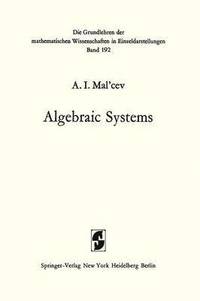 bokomslag Algebraic Systems