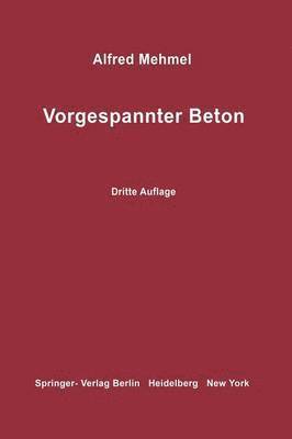 bokomslag Vorgespannter Beton
