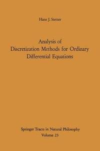 bokomslag Analysis of Discretization Methods for Ordinary Differential Equations
