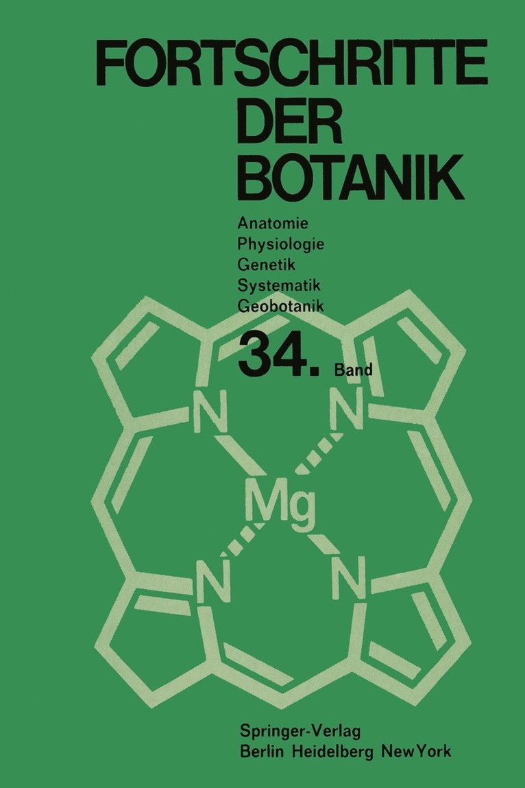 Heinz Ellenberg, Karl Esser, Hermann Merxmüller, Eberhard Schnepf, Hubert Ziegler - Fortschritte der Botanik, Häftad