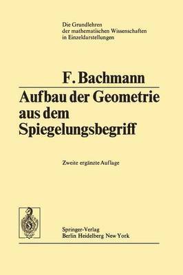 bokomslag Aufbau der Geometrie aus dem Spiegelungsbegriff