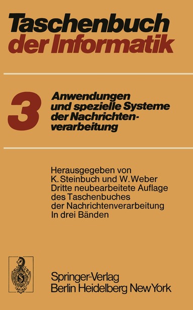 Karl Steinbuch, W. Weber - Taschenbuch der Informatik, Häftad