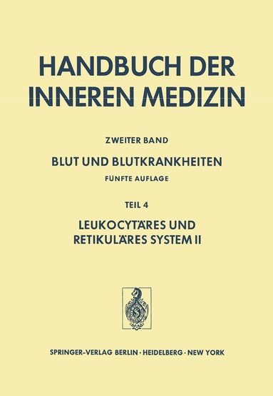 H. Begemann - Blut Und Blutkrankheiten, Häftad