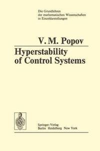 bokomslag Hyperstability of Control Systems