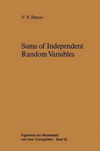 bokomslag Sums of Independent Random Variables