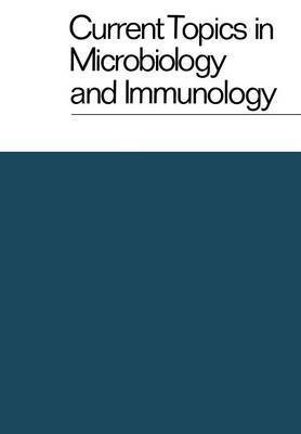 bokomslag Current Topics in Microbiology and Immunology / Ergebnisse der Mikrobiologie und Immunittsforschung