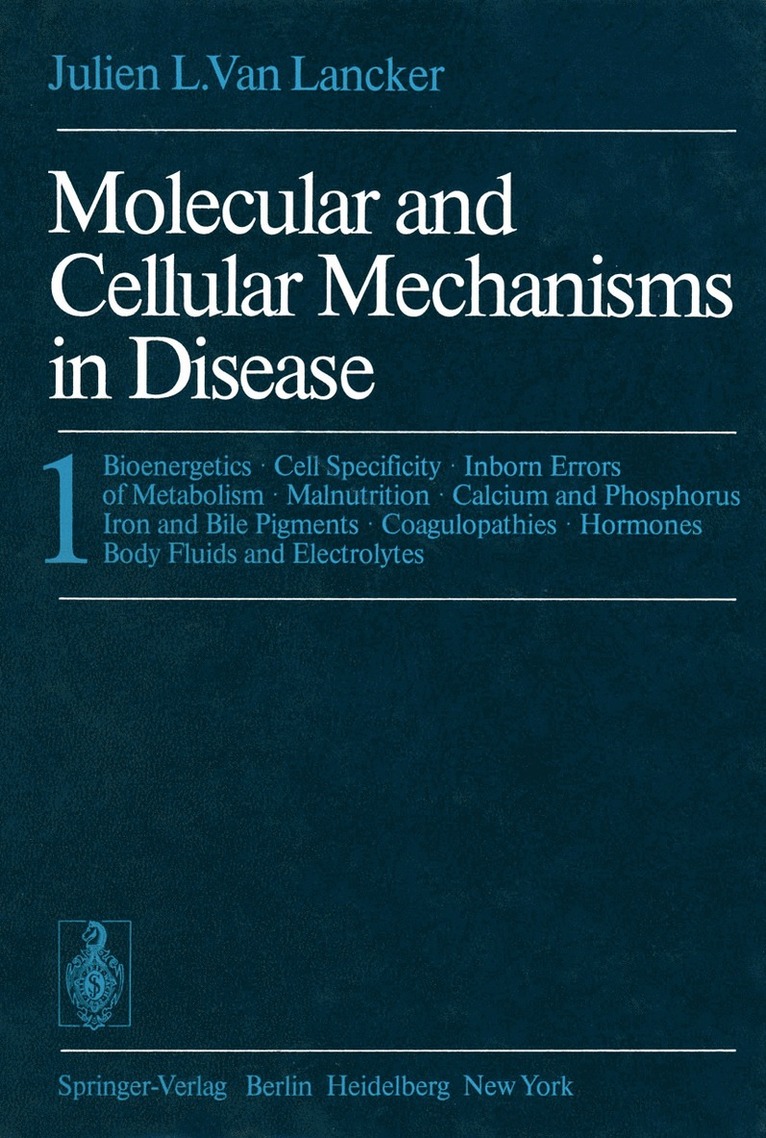 Molecular and Cellular Mechanisms in Disease 1