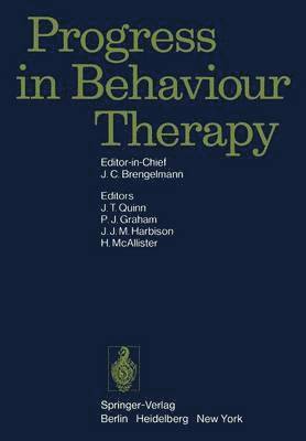 bokomslag Progress in Behaviour Therapy