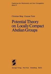 bokomslag Potential Theory on Locally Compact Abelian Groups
