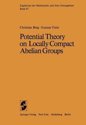 Potential Theory on Locally Compact Abelian Groups 1