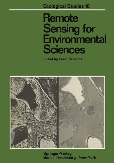 bokomslag Remote Sensing for Environmental Sciences