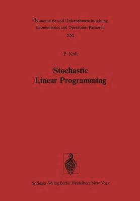 bokomslag Stochastic Linear Programming