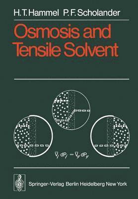 bokomslag Osmosis and Tensile Solvent