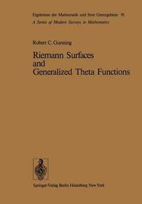 bokomslag Riemann Surfaces and Generalized Theta Functions