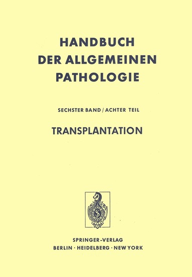 Johann W. Masshoff - Transplantation, Häftad