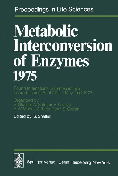 bokomslag Metabolic Interconversion of Enzymes 1975