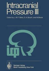 bokomslag Intracranial Pressure III