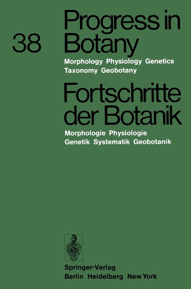Heinz Ellenberg, Karl Esser, Hermann Merxmüller, Eberhard Schnepf, Hubert Ziegler - Progress in Botany / Fortschritte der Botanik, Häftad