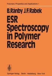 bokomslag ESR Spectroscopy in Polymer Research