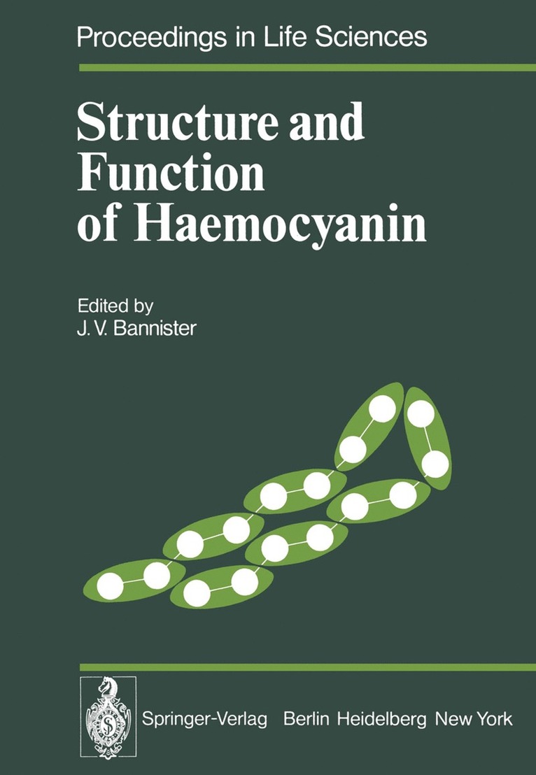 J.V. Bannister, J. V. Bannister - Structure and Function of Haemocyanin, Häftad