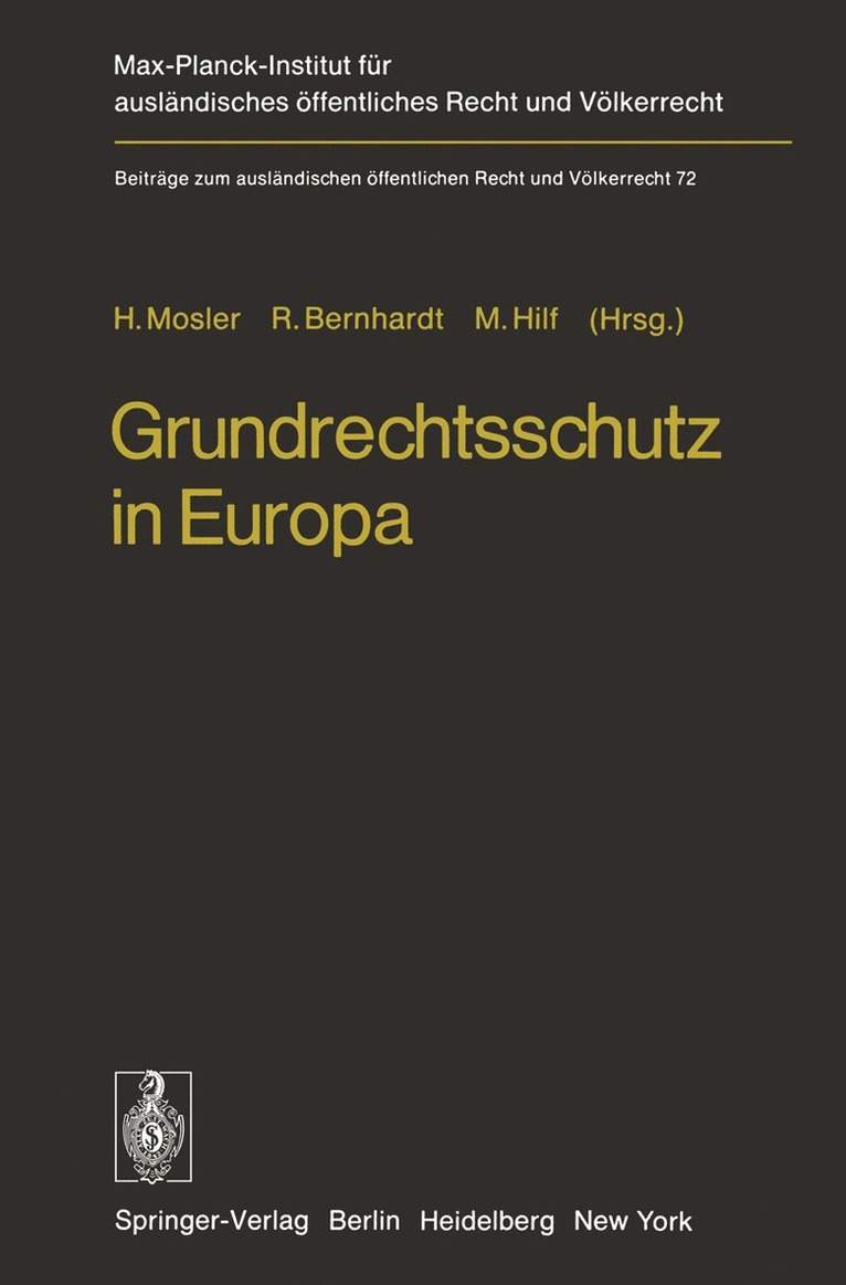 Grundrechtsschutz in Europa 1