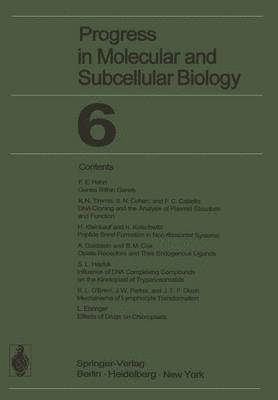 bokomslag Progress in Molecular and Subcellular Biology