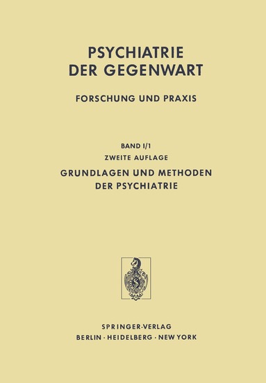 bokomslag Grundlagen und Methoden der Psychiatrie