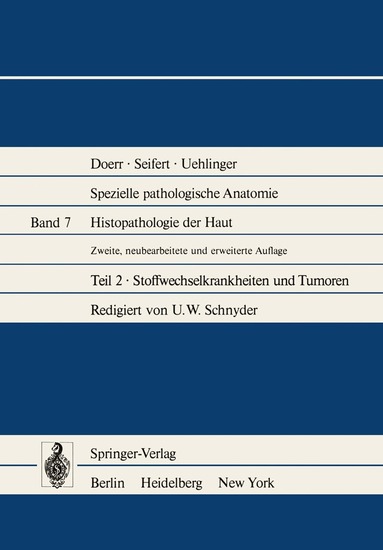 T. Hardmeier, O. P. Hornstein, M. Hundeiker, H. Kerl, H. Kresbach, F. Weidner - Histopathologie der Haut, Häftad