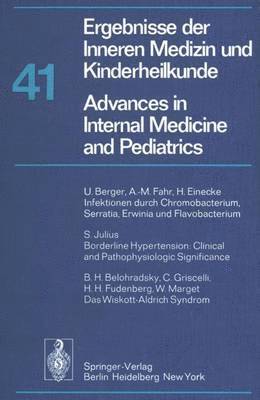 bokomslag Ergebnisse der Inneren Medizin und Kinderheilkunde / Advances in Internal Medicine and Pediatrics