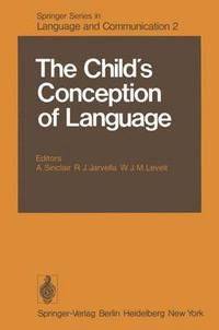 bokomslag The Childs Conception of Language