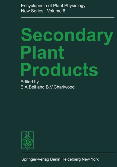 E.A. Bell, B.V. Charlwood - Secondary Plant Products, Häftad