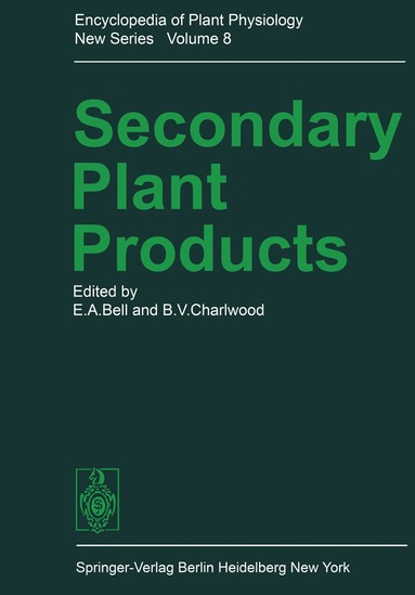 bokomslag Secondary Plant Products