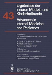 bokomslag Advances in Internal Medicine and Pediatrics/Ergebnisse der Inneren Medizin und Kinderheilkunde