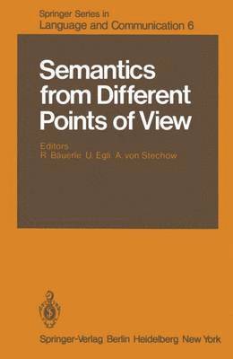 Semantics from Different Points of View 1