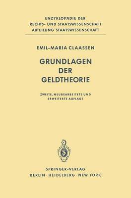 Grundlagen der Geldtheorie