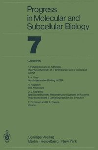 bokomslag Progress In Molecular and Subcellular Biology