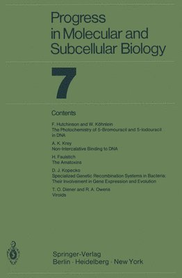 Progress In Molecular and Subcellular Biology 1