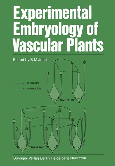 bokomslag Experimental Embryology of Vascular Plants