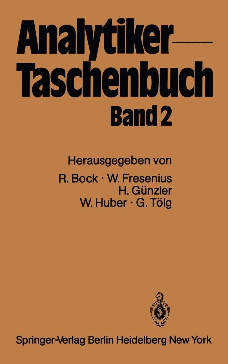 Analytiker-Taschenbuch 1