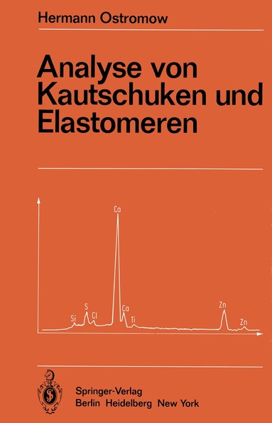 Hermann Ostromow - Analyse von Kautschuken und Elastomeren, Häftad