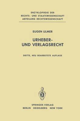 Urheber- und Verlagsrecht 1