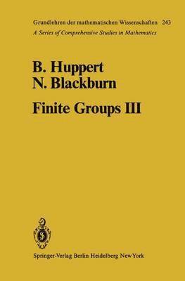 bokomslag Finite Groups III