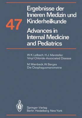 Ergebnisse der Inneren Medizin und Kinderheilkunde / Advances in Internal Medicine and Pediatrics 1