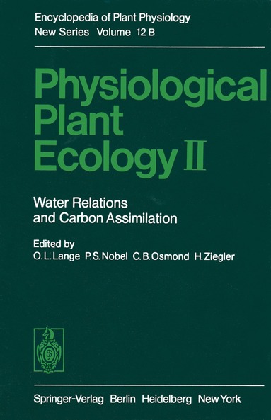 Otto L. Lange - Physiological Plant Ecology II, Häftad