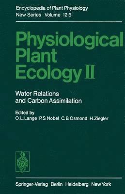 Physiological Plant Ecology II 1