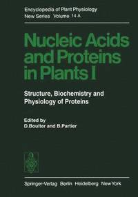 bokomslag Nucleic Acids and Proteins in Plants I