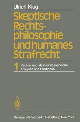 bokomslag Skeptische Rechtsphilosophie und humanes Strafrecht