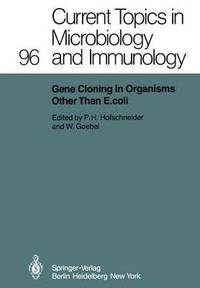 bokomslag Gene Cloning in Organisms Other Than E. coli