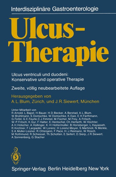 A.L. Blum, J.R. Siewert - Ulcus-Therapie, Häftad