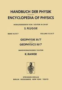 bokomslag Geophysik III / Geophysics III